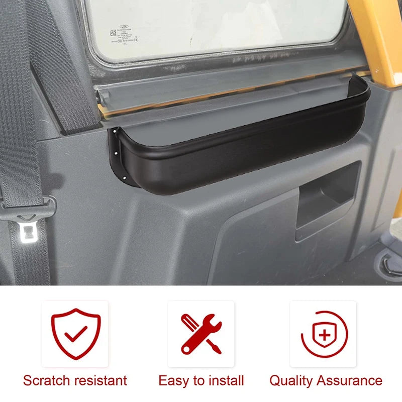 2PCS Caravan Door Storage Boxwaterproof Camper Storage Universal Fit Tool Storage Van Racking Ratchet Strap Caravan Accessories