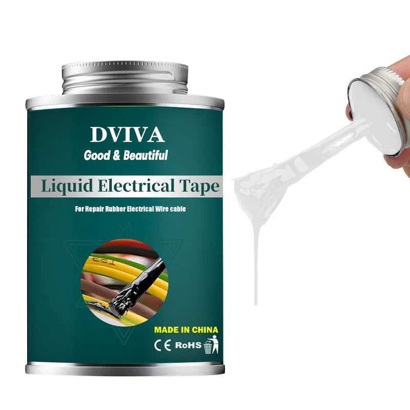 Liquid Electrical Tape Waterproof Insulation Paste Sealant Wire Cable Coat Fix Line Glue Repair Glue Insulation Glue 15~300ml