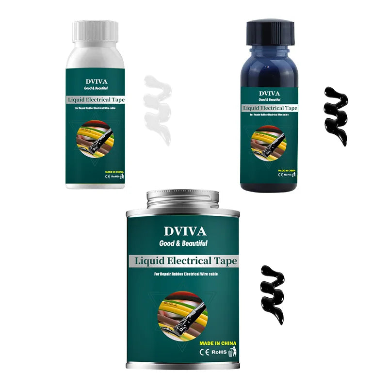 Liquid Electrical Tape Waterproof Insulation Paste Sealant Wire Cable Coat Fix Line Glue Repair Glue Insulation Glue 15~300ml