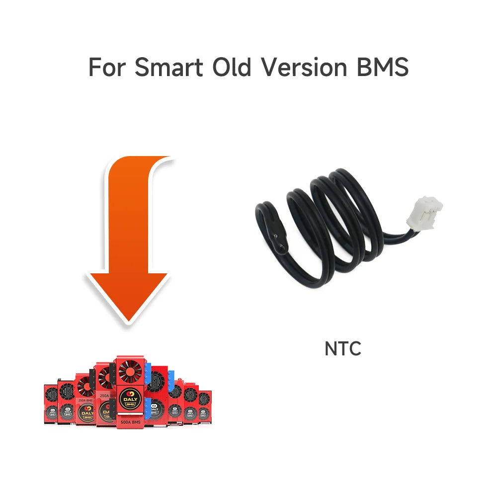 Daly Smart BMS Accessory WIFI Bluetooth USB To UART RS485 Cables Module NTC Battery SOC Capacity Indicator LCD Screen Board