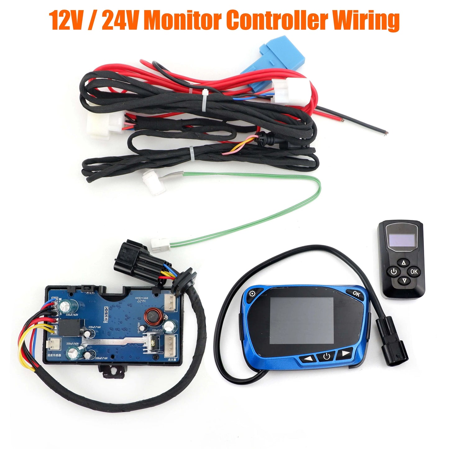 12V 24V 2KW 3KW 5KW 8KW Air Diesel Heater LCD Monitor Switch Control Panel Remote Board Motherboard For Car Truck Camper