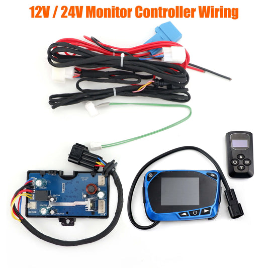 12V 24V 2KW 3KW 5KW 8KW Air Diesel Heater LCD Monitor Switch Control Panel Remote Board Motherboard For Car Truck Camper