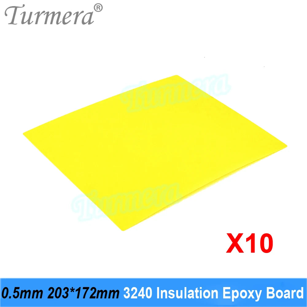 Turmera 3240 Insulation Epoxy Plate 0.5mm Thickness 203*172mm for 3.2V 280Ah 320Ah 310Ah 90Ah 12.8V Lifepo4 Battery Pack Diy Use