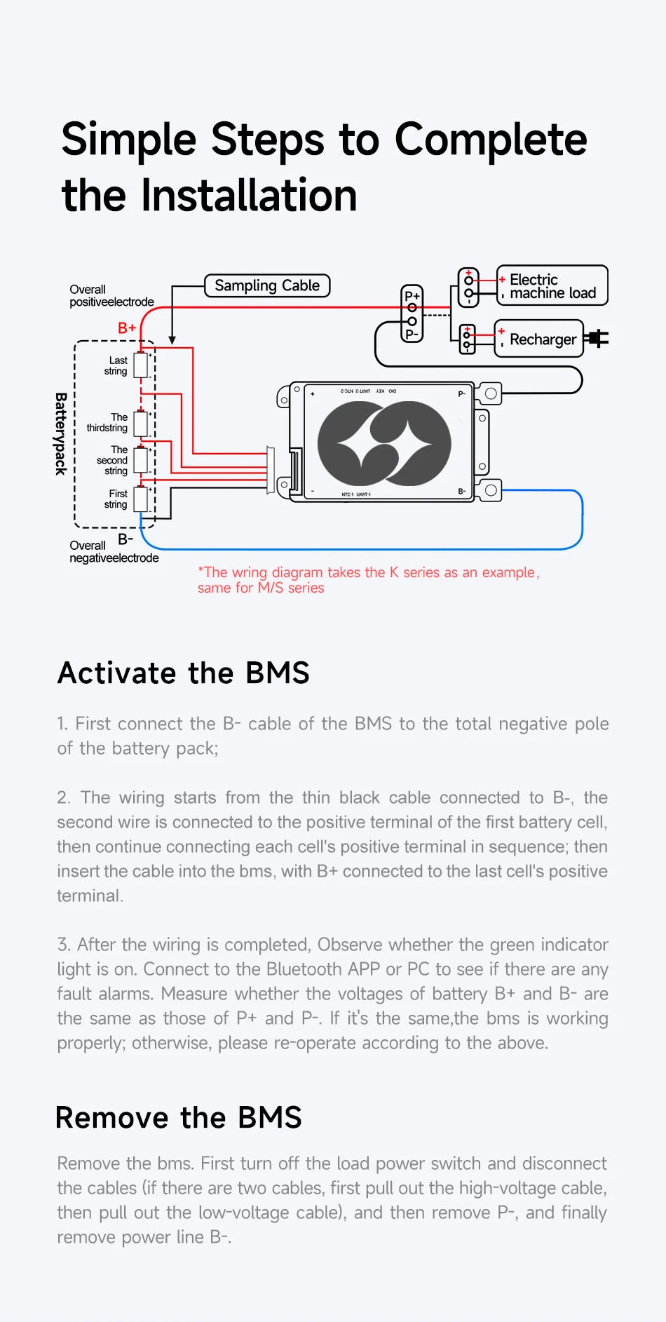 Daly Smart BMS LiFePo4 4S 12V BMS 8S 24S 72V 48V 16S 100A 150A 200A 250A 300A 3.7V Li-Ion BMS 7S 13S 14S 3.2V BMS