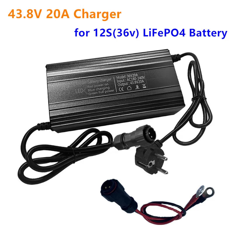 14.6V 29.2V 43.8V 10A/20A/30A LiFePO4 Battery Charger for 12V,24V,36V Lifepo4 battery