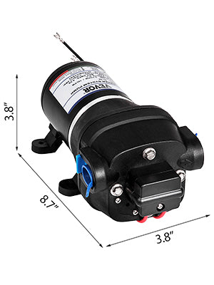 VEVOR 12V Diaphragm Water Pump 10L/Min 17PSI 17L/Min 40PSI High Pressure Automatic Self Priming Misting Booster Pump Discount