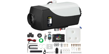 SucceBuy Diesel Heater 12V Diesel Air Heater 8KW Diesel Parking Heater Remote Control with LCD Switch for Car Truck Motor-home