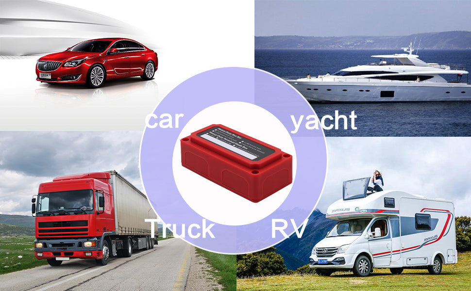 300A Bus Bar Heavy Duty Power Distribution Block Busbar Box Module Design with 4X M8 (5/16") Terminal Studs For Car RV Boat